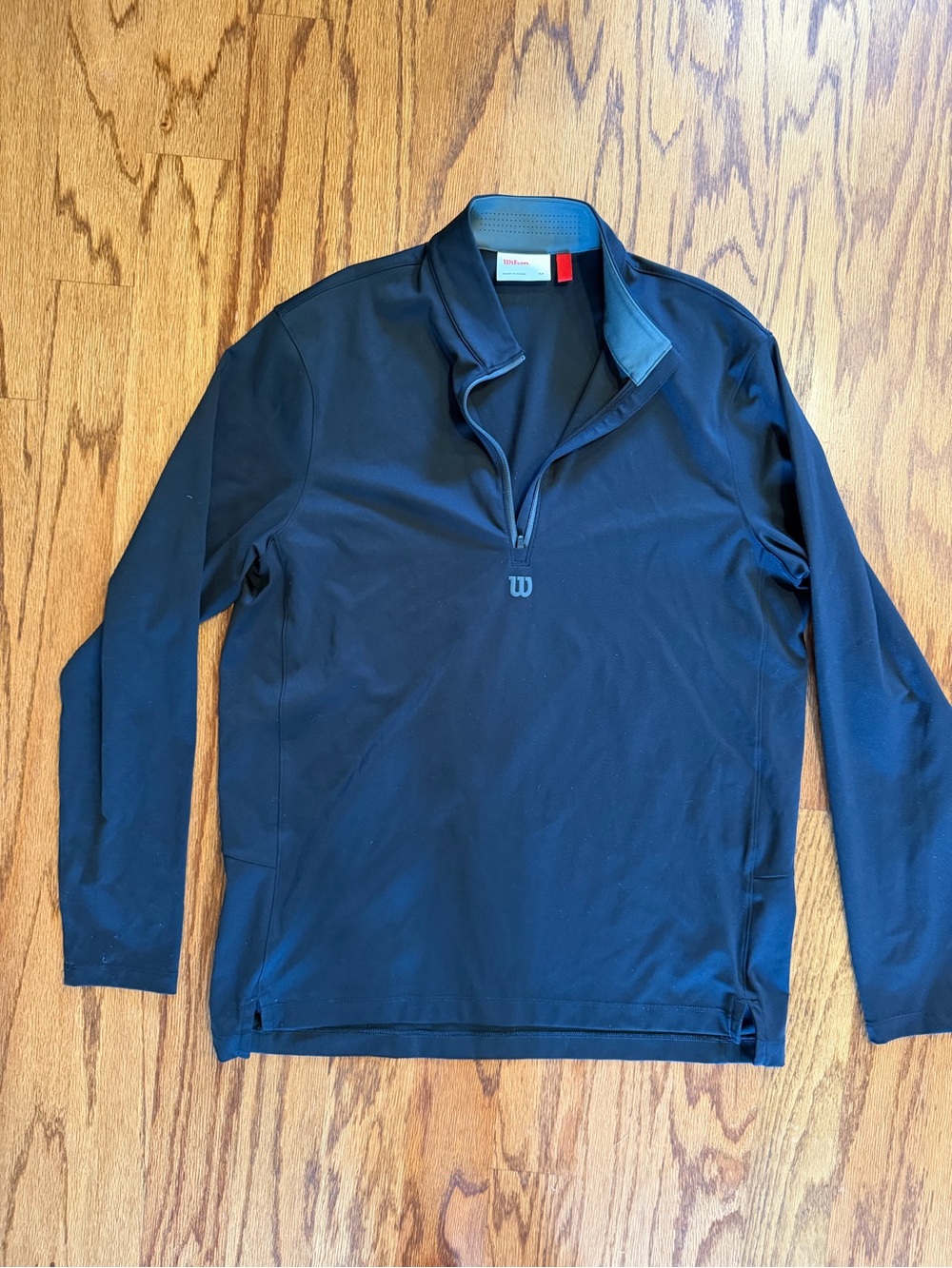 Wilson BLACK Athletic Half-Zip Pullover